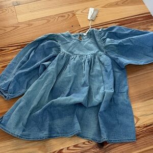 Soor ploom Light Blue Denim Top